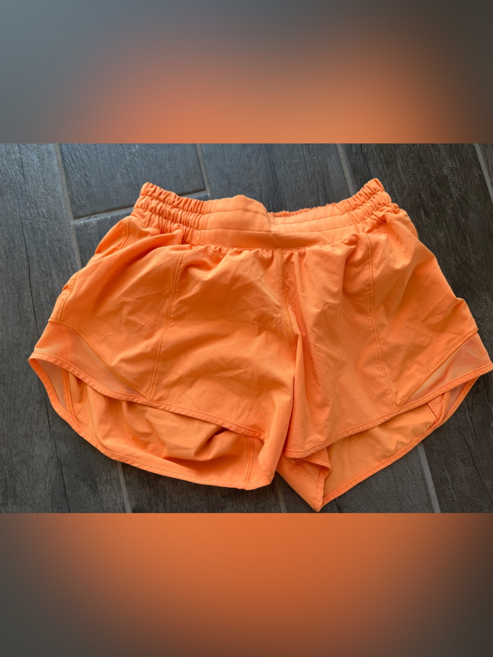 lululemon athletica Women's Athletic Shorts - Pink, Light Blue, Orange - Picture 4 of 7